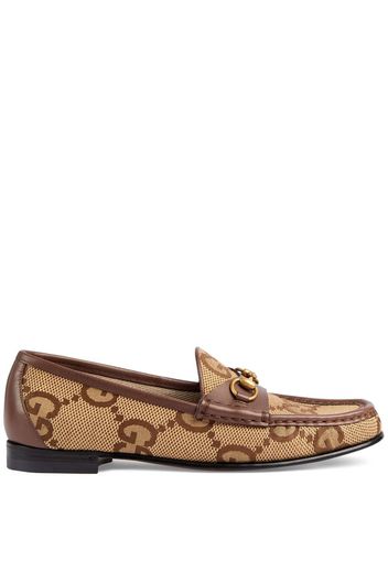 Gucci GG horsebit loafers - Nude