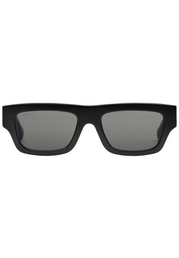 Gucci Eyewear Sonnenbrille mit eckigem Gestell - Schwarz