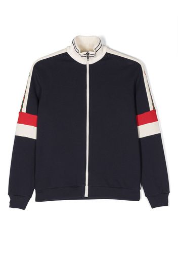 Gucci Kids long-sleeve zip-up jacket - Blau