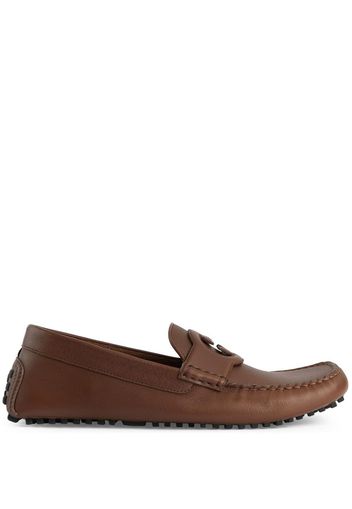 Gucci Loafer mit GG - Braun