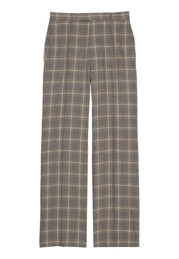 Gucci Prince of Wales tailored trousers - Grau