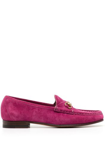 Gucci Loafer mit goldfarbenem Detail - Violett