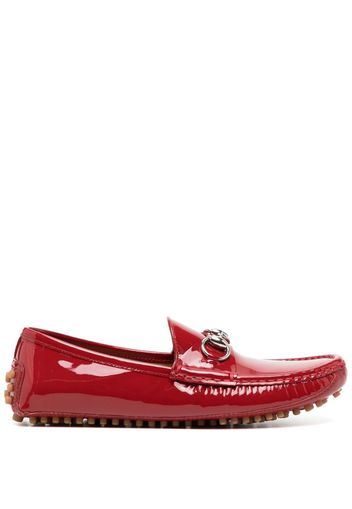 Gucci Loafer mit Oversized-Sohle - Rot