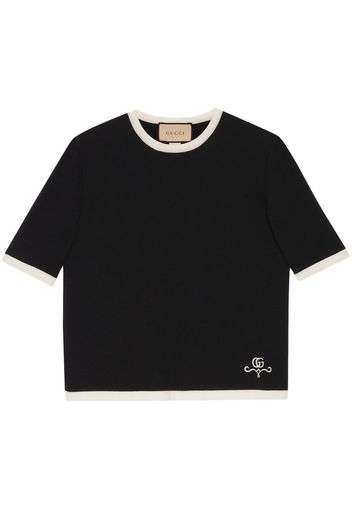 Gucci knitted wool top - Schwarz