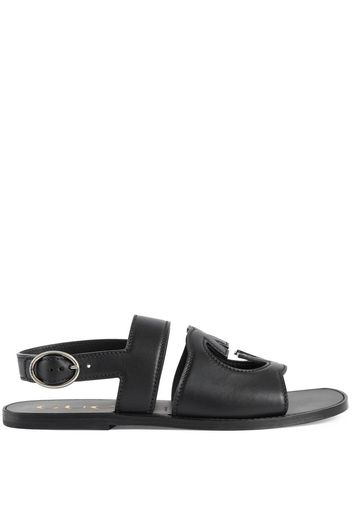 Gucci Interlocking G sandals - Schwarz