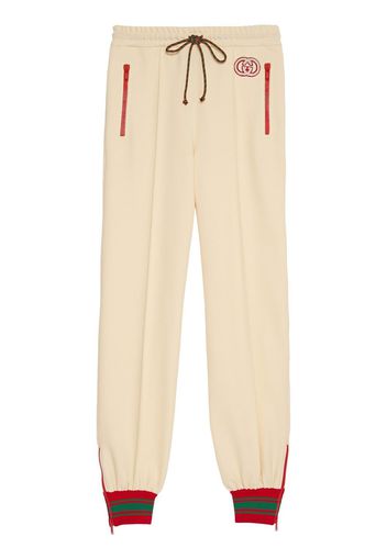 Gucci Interlocking G track pants - Nude