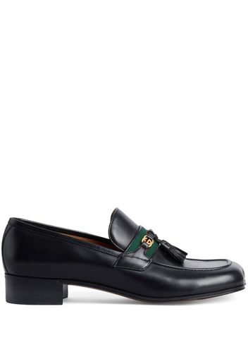 Gucci tassel-trim loafers - Schwarz