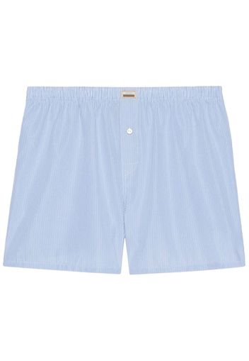 Gucci logo-patch boxers - Blau