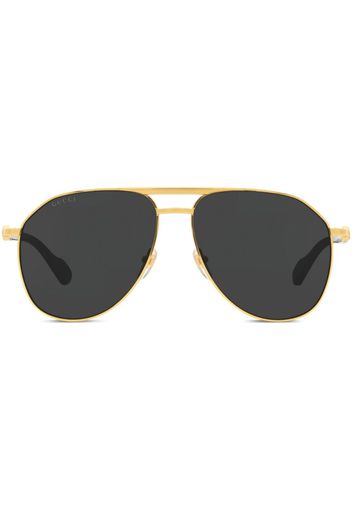 Gucci Eyewear pilot-frame sunglasses - Gold