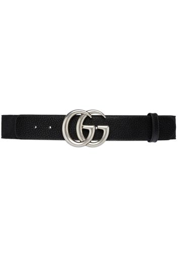 Gucci Cintura GG Marmont con maxi GG - Schwarz