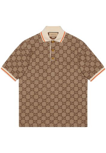 Gucci GG short-sleeved polo shirt - Braun