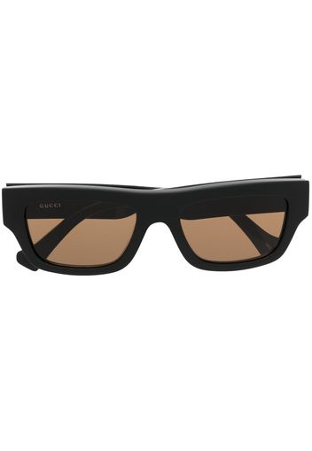 Gucci Eyewear square-frame tinted-lenses sunglasses - Schwarz