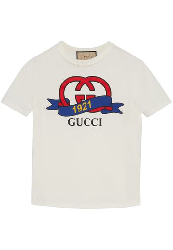 Gucci 1921 Interlocking G cotton T-shirt - Weiß