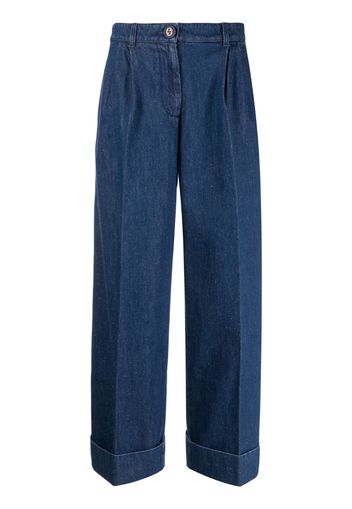 Gucci mid-rise wide-leg jeans - Blau