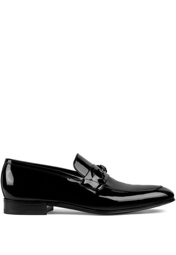 Gucci GG Horsebit leather loafers - Schwarz