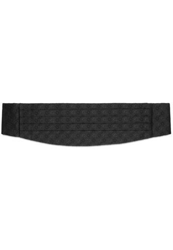 Gucci Kummerbund aus Horsebit-Jacquard - Schwarz