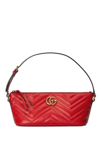 Gucci Kleine GG Marmont Schultertasche - Rot