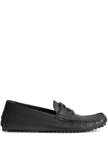 Gucci Loafer mit eckiger Kappe - 1000 블랙