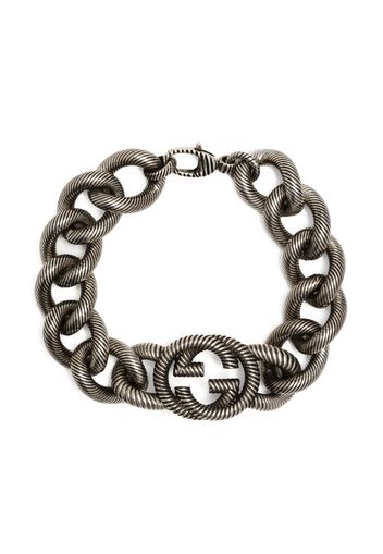 Gucci Interlocking G chain bracelet - Silber