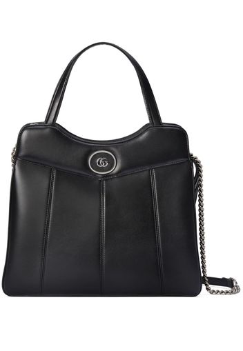 Gucci medium Petite GG leather tote bag - 1000 Nero