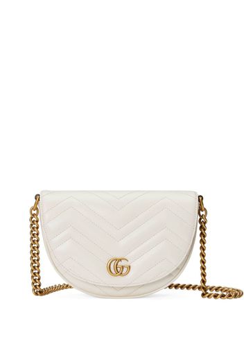 Gucci GG Marmont Clutch mit Logo - Nude