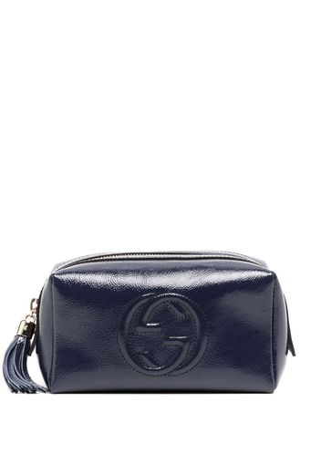 Gucci Kosmetiktasche mit GG - Blau