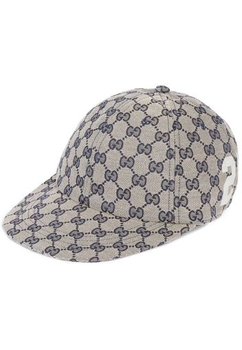 Gucci GG Supreme Canvas baseball hat - Blau