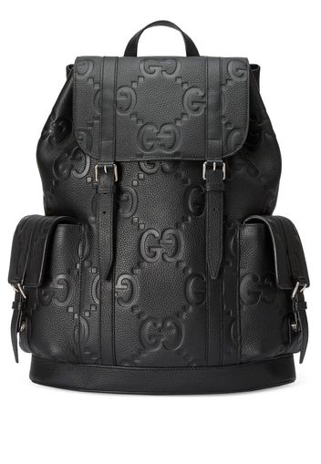 Gucci Jumbo GG leather backpack - Schwarz