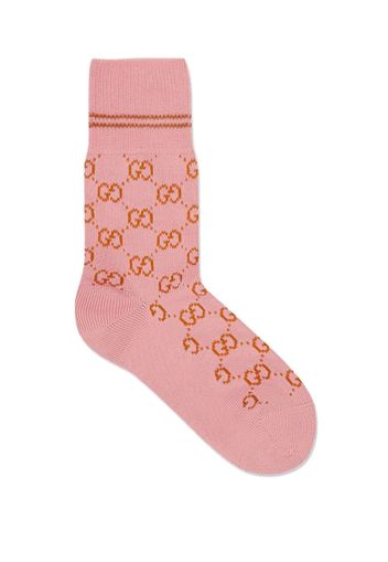 Gucci Interlocking G-logo ankle socks - Rosa