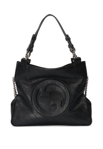 Gucci Interlocking G leather tote bag - Schwarz