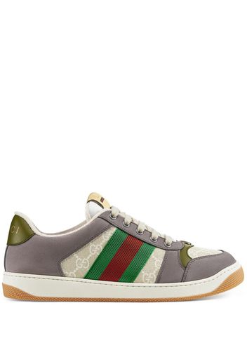 Gucci Screener Sneakers mit Logo-Patch - Grau