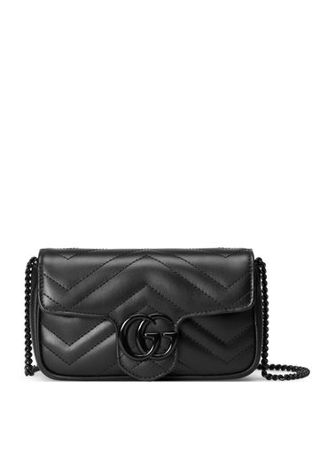 Gucci GG Marmont leather mini bag - Schwarz