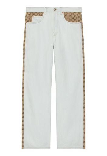 Gucci GG straight-leg washed jeans - Blau