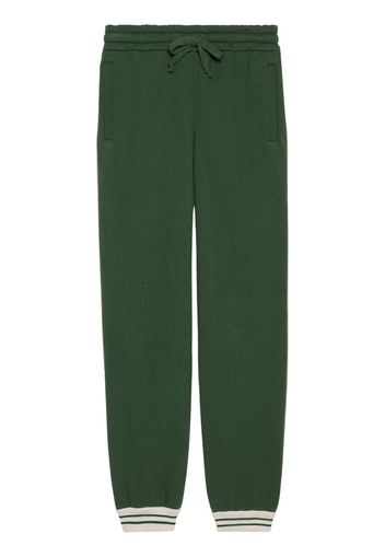 Gucci Interlocking G cotton track pants - Grün