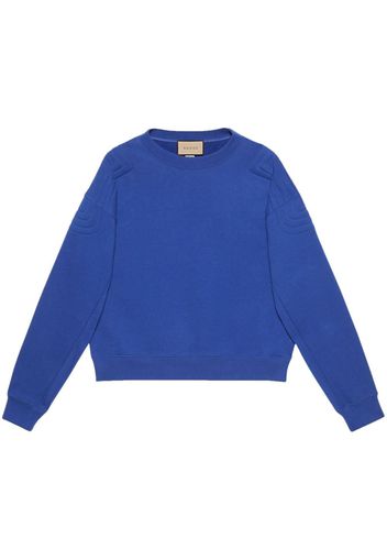 Gucci Gucci Cities logo-print sweatshirt - Blau