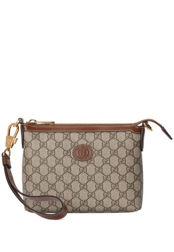 Gucci GG-canvas messenger bag - Nude