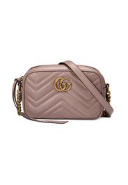 Gucci Mini-Tasche GG Marmont aus Matelassé - Rosa