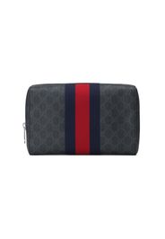 Gucci Kulturbeutel mit Monogramm-Print - Schwarz