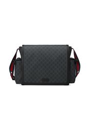 Gucci Kids 'GG Supreme' Wickeltasche - Schwarz