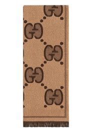 Gucci Schal mit GG - Nude