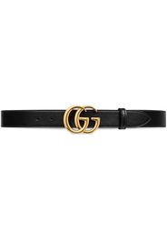 Gucci 'GG Marmont' Gürtel - Schwarz