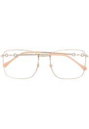 Gucci Eyewear Eckige Sonnenbrille - Gold