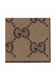 Gucci Kids GG cashmere blanket - Braun