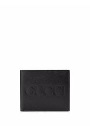 Gucci Portemonnaie mit Logo-Prägung - Schwarz