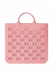 Gucci Kids cut-out GG shopping bag - Rosa