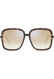 Gucci Eyewear tortoiseshell-effect square-frame sunglasses - 1800D1 Brown