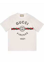 Gucci Gucci Firenze 1921 T-Shirt - Weiß