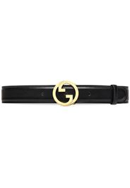 Gucci logo-plaque buckle-fastening belt - Schwarz