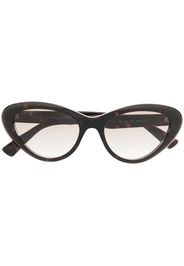 Gucci Eyewear Cat-Eye-Sonnenbrille in Schildpattoptik - Braun