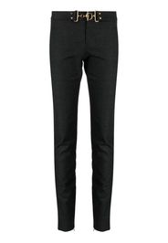 Gucci Horsebit-buckle wool skinny trousers - Schwarz